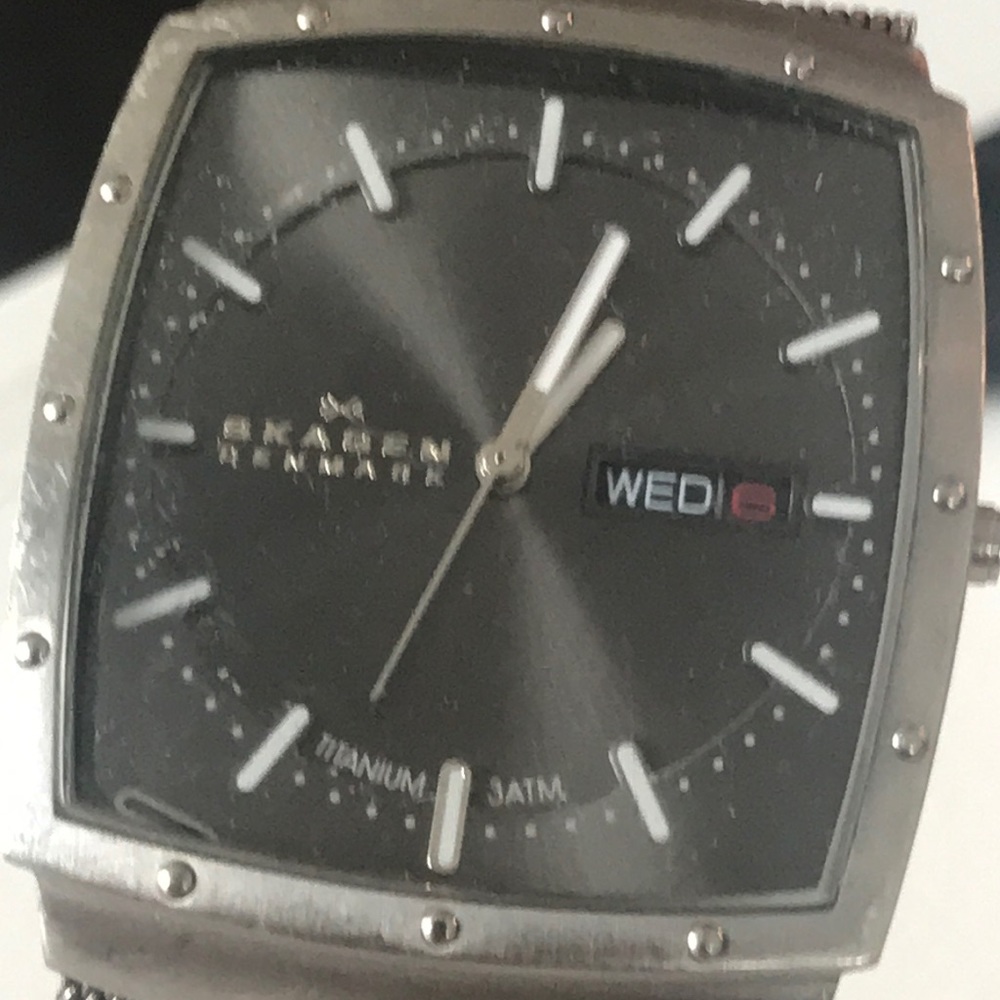 Skagen Titanium Men’s Watch Japanese Quartz Works
